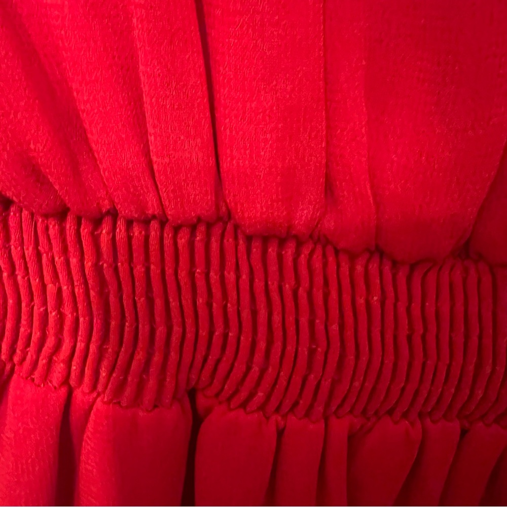 Madison Vibrant Red Midi Dress 14W - Picture 9 of 15